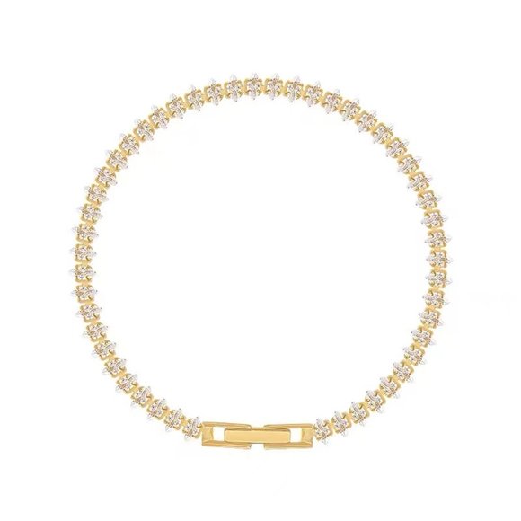 Delicate zircon bracelet girl - Picture 4 of 5